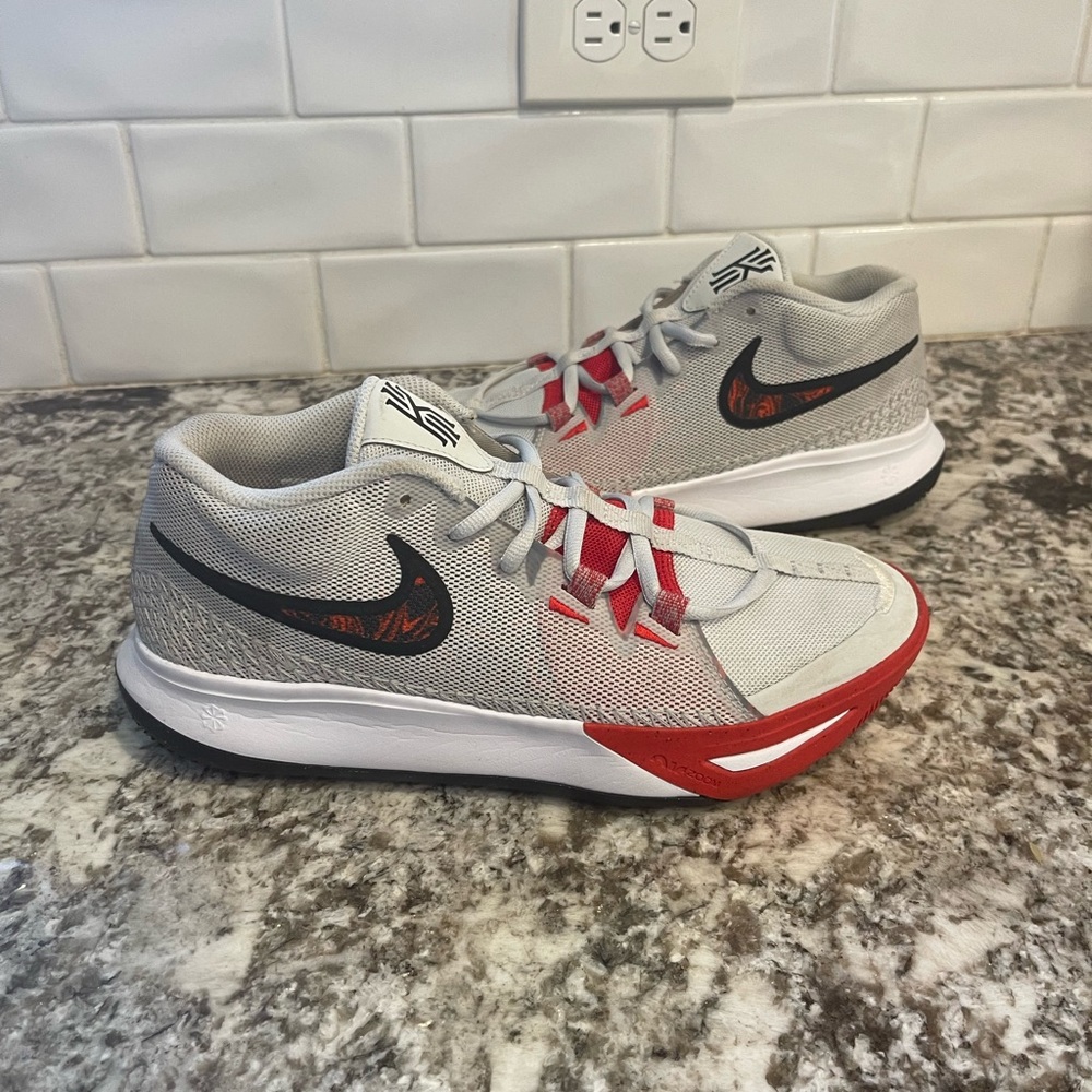 Nike Athletic Shoes - Gray, Red, Black